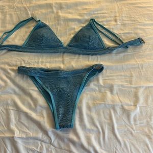 Blue bikini! very cute